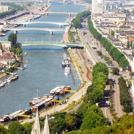 Grand Appartement Rouen Free Parking Prive Gratuit Exterior photo