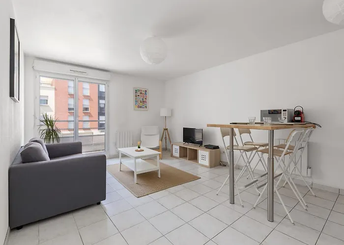 Grand Appartement Rouen Free Parking Prive Gratuit